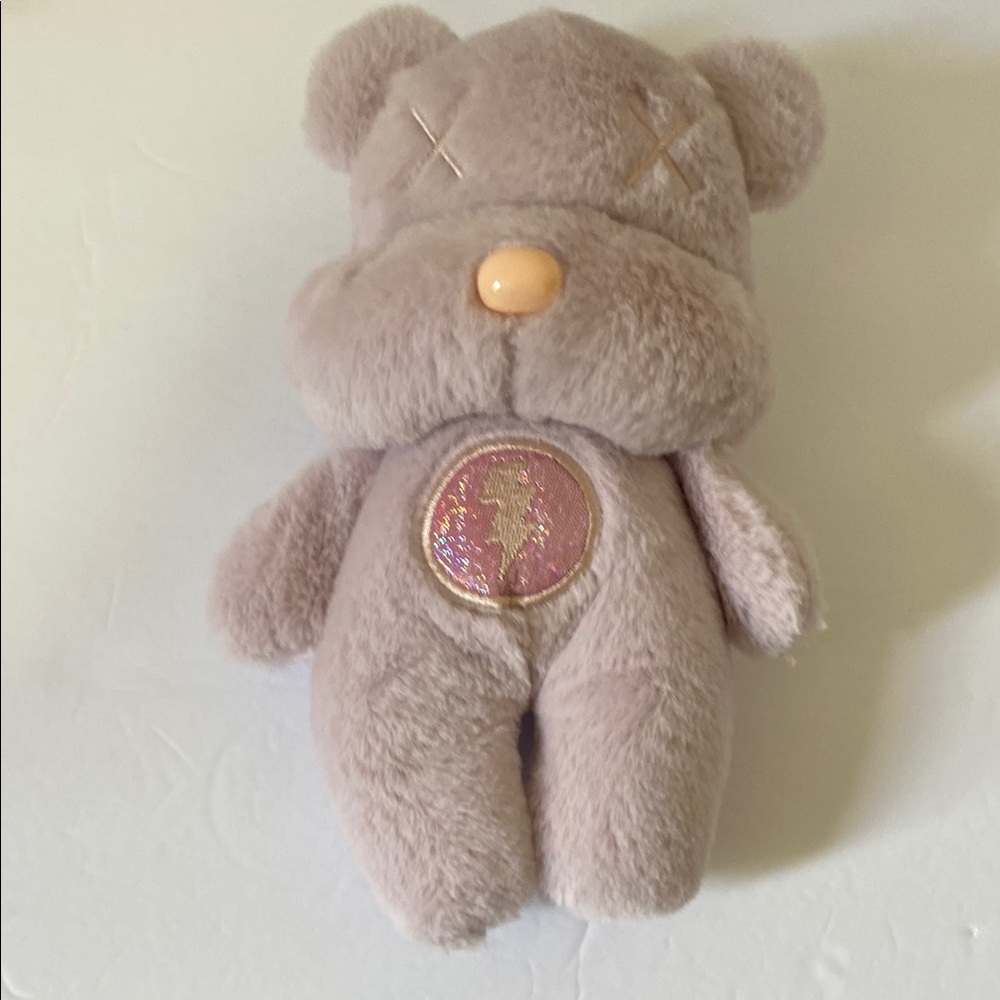 Kaws Plush Bear Light Pink 10”